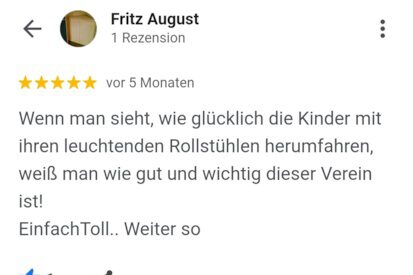 Google Rezension Fritz August