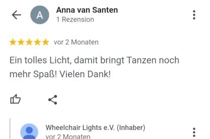 Google Rezension Anna Van Santen