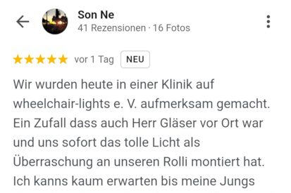 Google Rezension So Ne